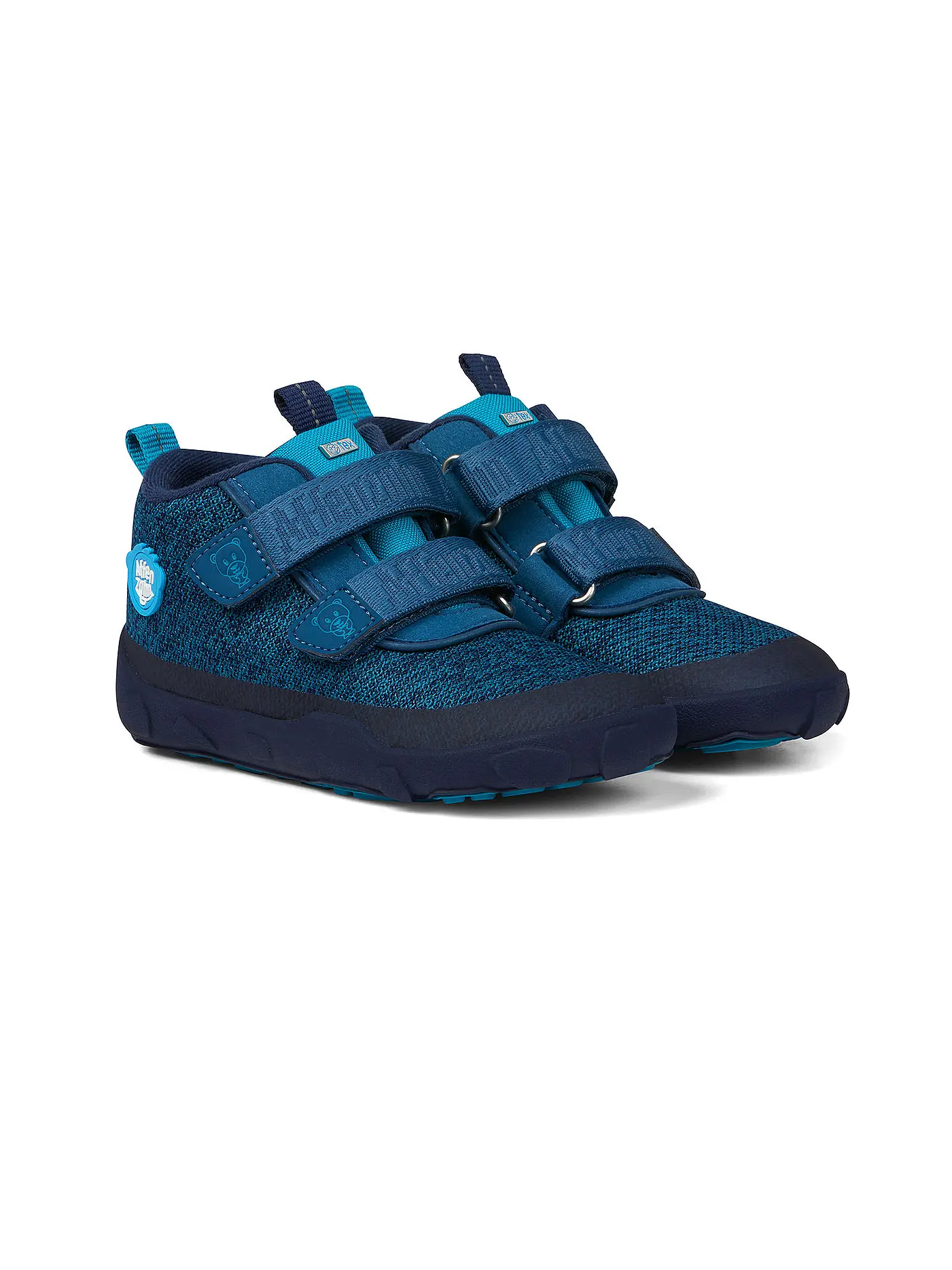 AFFENZAHN | Kinder Barfußschuhe -  Übergangsschuhe HAPPY FLAMINGO | blau